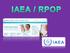 IAEA / RPOP Updates.